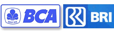 Logo Bank BCA & BRI